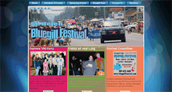 Desktop Screenshot of bluegillfestival.com